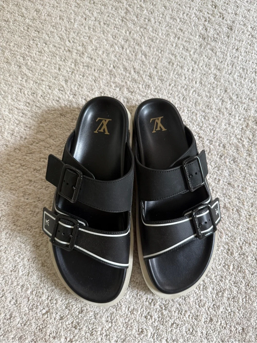 Louis Vuitton trainer Buckle Slide Sandals